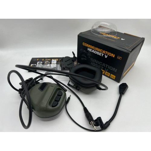 "COMMUNICATION HEADSET V" Активные тактические наушники для стрельбы в Арзамасе