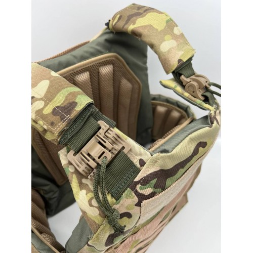 Бронежилет ЗАЩИТНИК в Арзамасе с кевларовым баллистическим пакетом C2, капами и бронеплитами Бр5