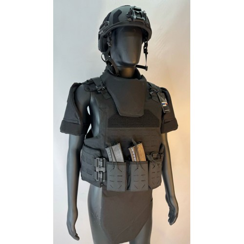 Бронежилет разгрузочный UNIVERSAL ARMOR в Арзамасе (СВМПЭ + бронеплиты Бр5 класса) черный