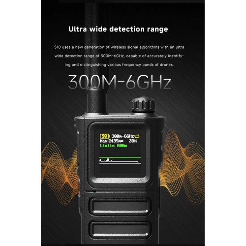 Детектор-обнаружитель дронов SKYDROID S-10 / «СОКОЛ 10» в Арзамасе портативный всенаправленный