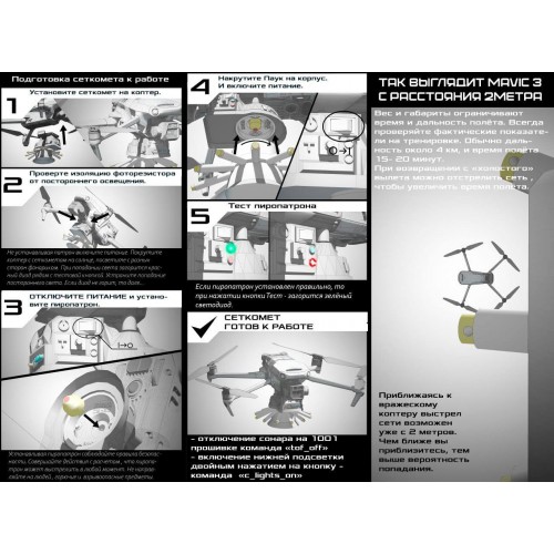 Сеткомет «Тарантул» против дронов в Арзамасе стартовый набор