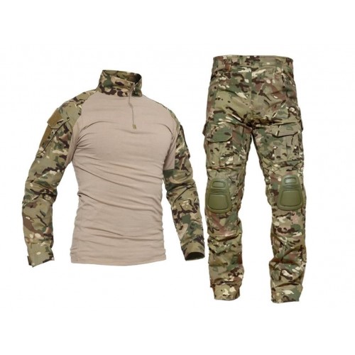 Костюм тактический с наколенниками и налокотниками камуфляжный MTP «Shark  Skin» в Арзамасе