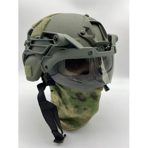 Откидные тактические нашлемные очки с креплением для шлема FAST/MICH/Ops-Core и другим моделям современных тактических шлемов в Арзамасе