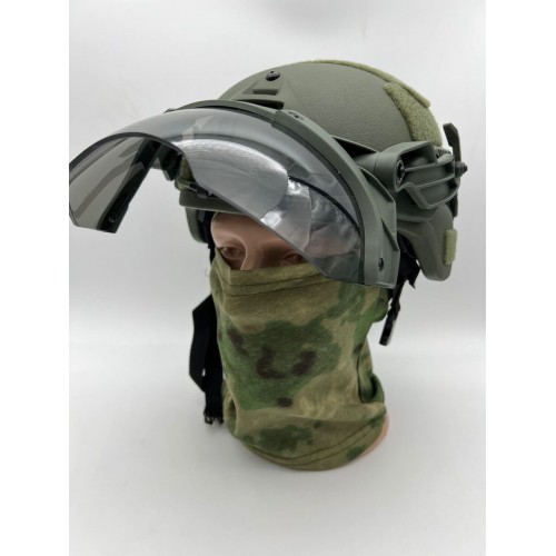 Откидные тактические нашлемные очки с креплением для шлема FAST/MICH/Ops-Core и другим моделям современных тактических шлемов в Арзамасе