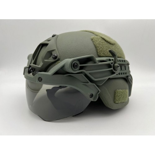 Откидные тактические нашлемные очки с креплением для шлема FAST/MICH/Ops-Core и другим моделям современных тактических шлемов в Арзамасе