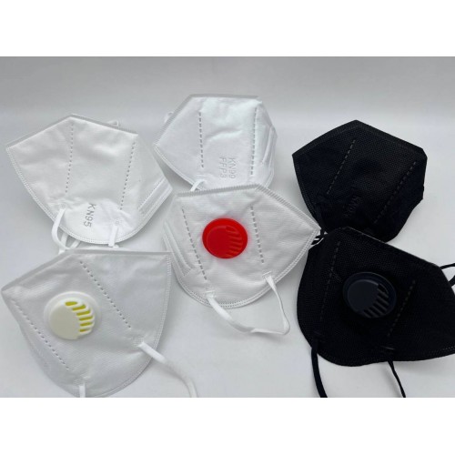 Респираторы KN95 чёрные с клапаном в Арзамасе