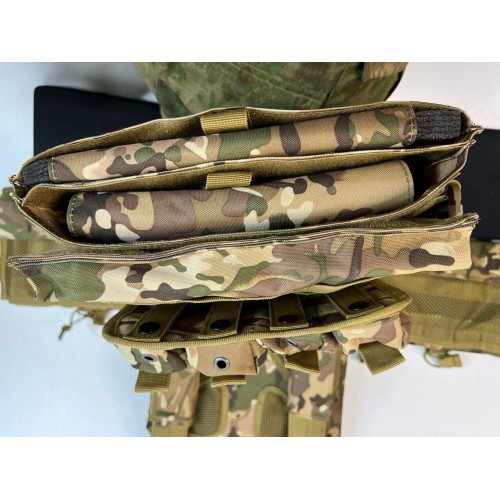 Жилет (плитник быстросъёмный/разгрузка) с возможностью установки боковых плит или боковых баллистических пакетов в Арзамасе